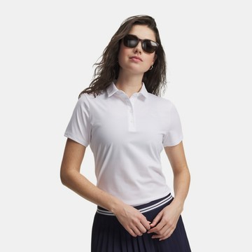 【UNDER ARMOUR】UA 女 ArmourDry 短POLO_6009805-100