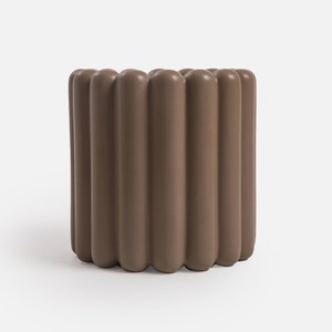 瑞典DBKD MIST陶瓷盆器小 棕