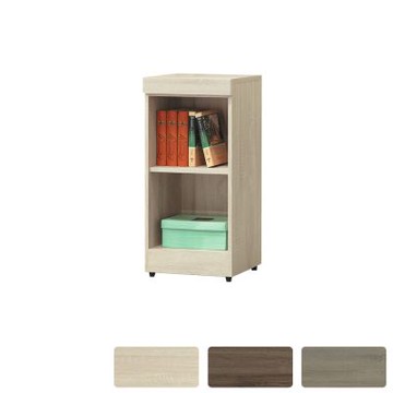 Boden-達爾思1.3尺開放式二格書櫃/二層收納櫃/展示櫃/隙縫櫃(高78cm-三色可選)-39x32x78cm