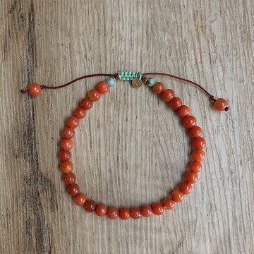 當天出貨 南紅手串 紅瑪瑙串珠手鍊 避邪手鍊 手鏈編織 兒童手鍊 女款手鍊 送閨蜜 送女友 小清新手鍊 097 D