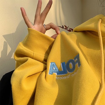 開衫oversize連帽衛衣女寬松秋冬新款慵懶風潮流ins外套