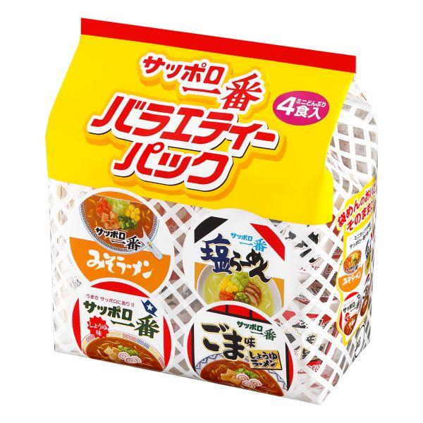 サッポロ一番 ミニどんぶり バラエティーパック 4食入 サンヨー食品