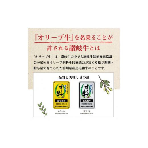 ふるさと納税 香川県 三豊市 M18-0006_黒毛和牛オリーブ牛　ももすき焼き用　約500ｇ