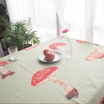 糖包包家的圖案可定制任何尺寸可直接洗衣機洗的耐用桌布