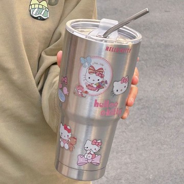臺灣出貨🔥網紅爆款冰霸杯家用大容量304食品級保溫杯高顏值女學生吸管水杯