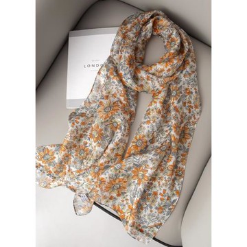 絲巾小長條真絲圍巾紗巾女士2025新款護頸高級感夏季薄款防曬夏天