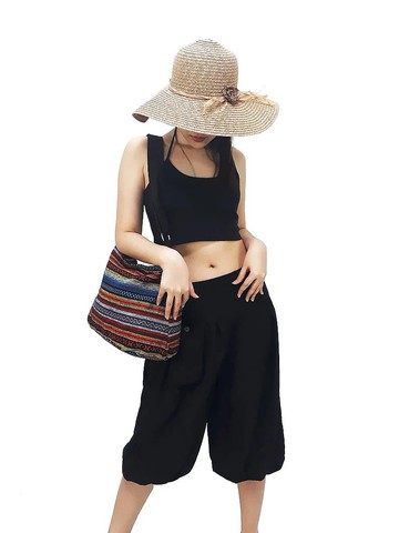 棉編織袋女士單肩包單肩包多色單肩包