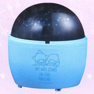 asdfkitty*特價 雙子星 藍色LED投射燈 變色投影燈 小夜燈-日本正版商品