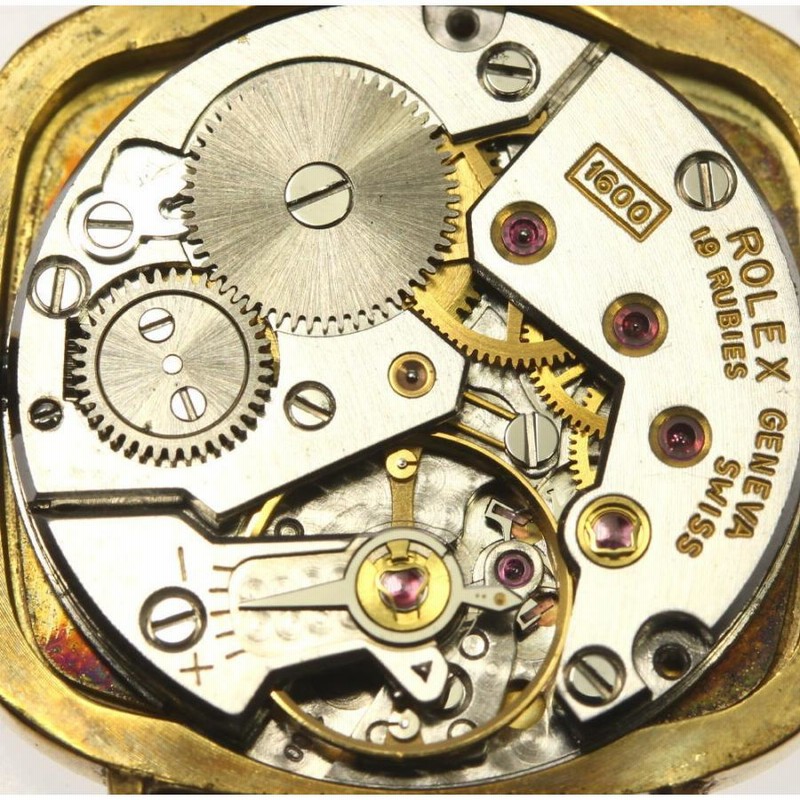 ROLEX】ロレックス K18YG チェリーニ アンティーク cal.1600 手巻き  
