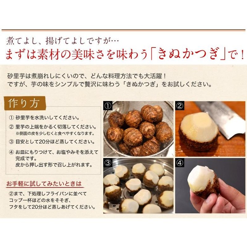 約2.5kg　新潟県産　サトイモ　里芋　里芋　Mサイズ　砂里芋(さりいも)　LINEショッピング　さといも　ブランド