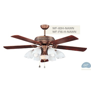 60"北美胡桃木吊扇 C05-WF-60H-NAWN FI6-H-NAWN