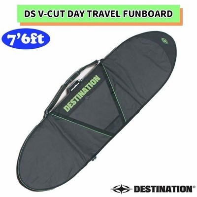 DESTINATION デスティネーション ハードケース V-CUT DAY TRAVEL FUNBOARD 7'6" 7.6ft サーフボード ボードケース 板 撥水 耐久 耐水 日本正規品