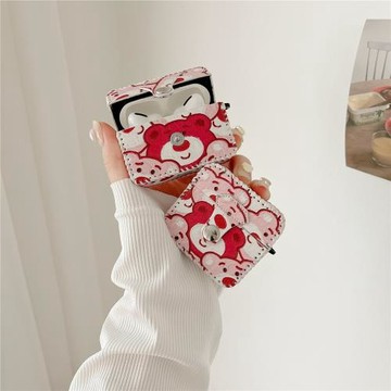 新款卡通可愛小熊適用AirPods1/2代保護殼AirPodsPro2蘋果耳機套3