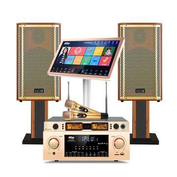【最低價】【公司貨】暢想國度K8家庭ktv音響套裝全套家用卡拉ok音箱功放點唱歌點歌機