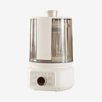 便利生活小物 110V熱水壺 多程式煮茶壺 全透明高硼矽玻璃壺身 可拆卸上蓋易清洗 辦公室家用花茶膏方燉湯多功能煮水壺