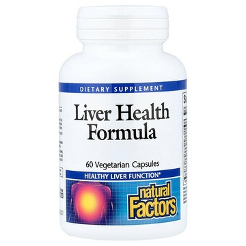 Natural Factors, 肝臟健康配方，60 粒素食膠囊