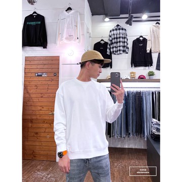 E7th.純色三角領大學T-白(E7SB55202208)