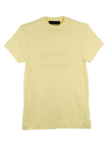 FEAR OF GOD ESSENTIALS KIDS - logo-embossed cotton blend minidress - kids - Polyester/Cotton/Rayon - 8 - Yellow