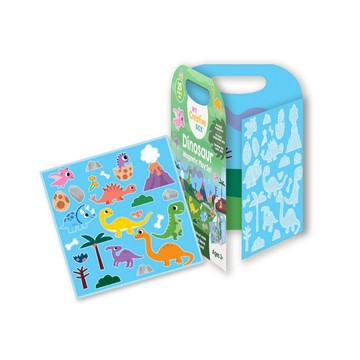 【My Creative Box】隨行磁鐵書-恐龍世界 磁鐵書 磁鐵 造型磁鐵 書 兒童書 童書 創意 創意書 繪本童書