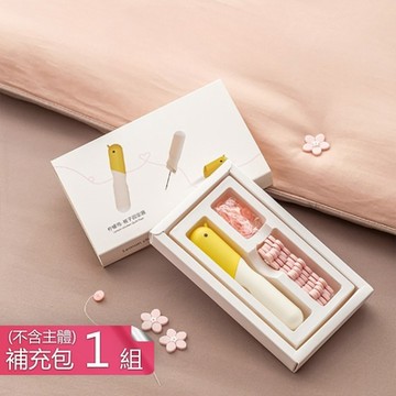 【荷生活】花朵型被單固定器 不留針枕套被套防跑位固定夾-花朵扣補充包1組