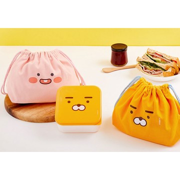 Kakao Friends 午餐盒袋 便當袋 野餐帶 束口袋 收納袋 RYAN 春植 屁桃 萊恩