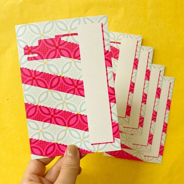 祝福卡組 (5張入) - 龍與七寶紋樣 -