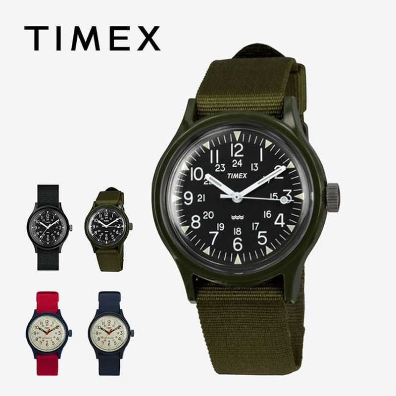 TIMEX タイメックス オリジナルキャンパー36mm アナログ ウォッチ 3気圧防水 復刻 ミリタリー | LINEブランドカタログ