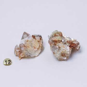 閨密 |水晶雲母 錫蘭帶回 兩顆一組 身心靈療癒 原礦 3CS05-12