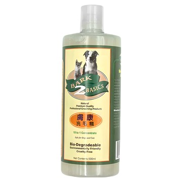 bark2basics 美絲客 膚康 洗毛精 500ml 10:1 濃縮配方 寵物適用  1瓶