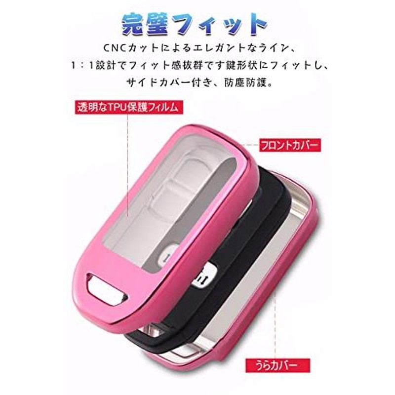 HONDA Nシリーズ用　スマートキーカバー　ピンク