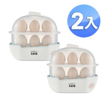 大家源 雙層迷你多功能蒸蛋器(超值2入組) TCY-320201