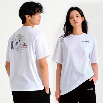 2025秋冬韓國YONEX尤尼克斯新款羽毛球服短袖男女款運動匹克球T35