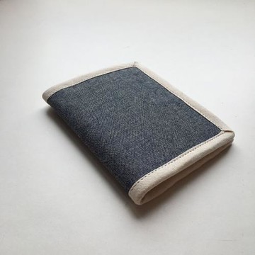 新款特價原創日式男女式手工布藝錢包牛仔錢夾禮物包郵