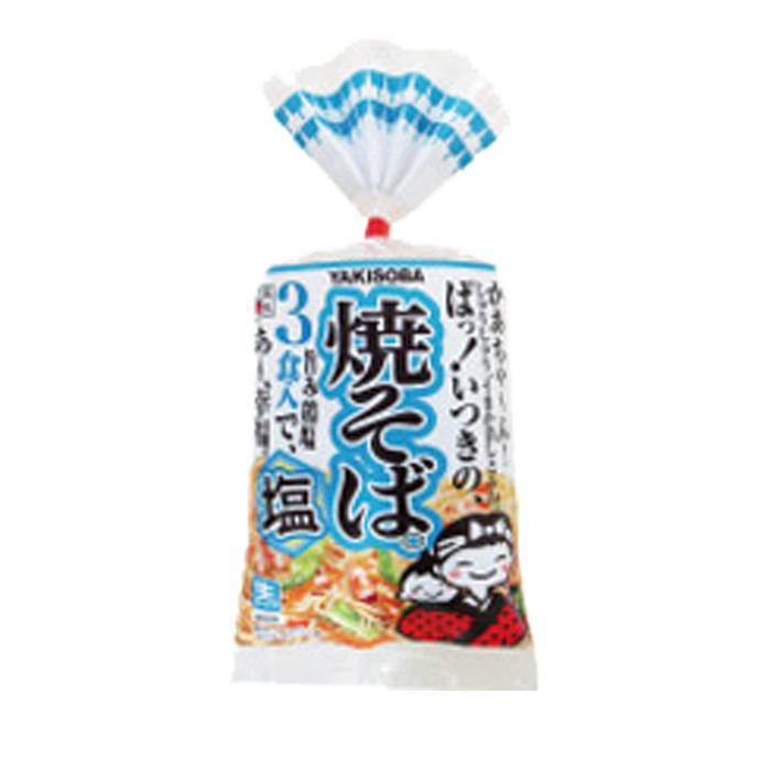 五木食品 3食入塩焼そば 477g×12袋入 ／食品