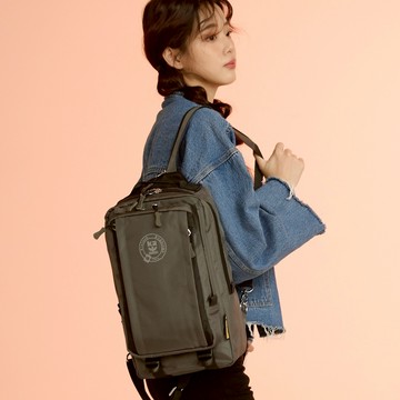 【金安德森】極限機能 3Way防潑水多層收納自行車包-灰黑