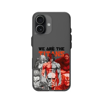 iPhone 17 Clear (相機按鈕) 酷墨灰 - 進擊的巨人 Attack On Titan -S4 - We are the Titans