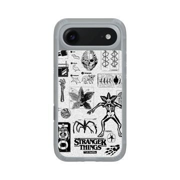 iPhone Air AirX 流變灰 - Stranger Things - 顛倒世界怪物圖鑑 黑白款