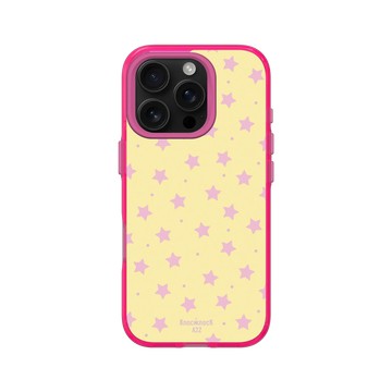 iPhone 16 Pro Clear 粉漾桃 - Knock Knock A2Z - 巴西莓雪酪