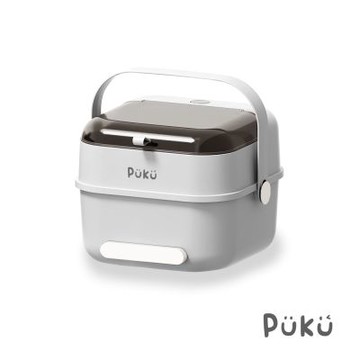 【PUKU藍色企鵝】雙開手提奶瓶收納箱