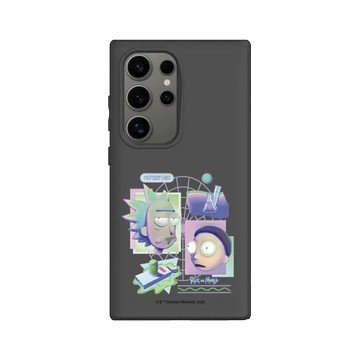 Galaxy S24 Ultra SolidSuit 黑 - 瑞克和莫蒂 Rick and Morty - 3D版
