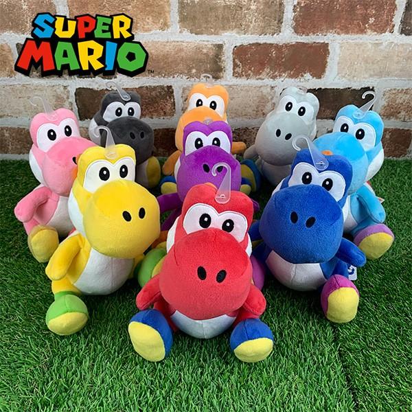 スーパーマリオ ぬいぐるみ 色違いヨッシー(S)全9種(あか/あお