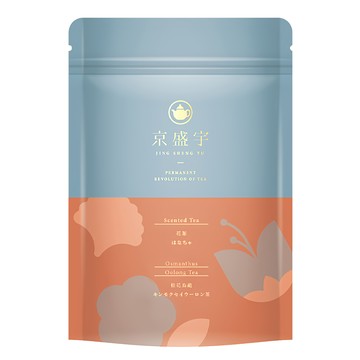 京盛宇 花茶系列 桂花烏龍茶包 - 台灣烏龍茶與天然桂花窨製 獨立三角茶包  3g  10包  1袋