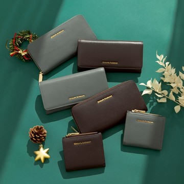 【金安德森】Gladys 經典壓扣式短夾 多色任選