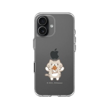 iPhone 17 Clear Case（相機按鈕） 透明 - 柴語錄 Shiba Says - 鯛魚燒一口吞
