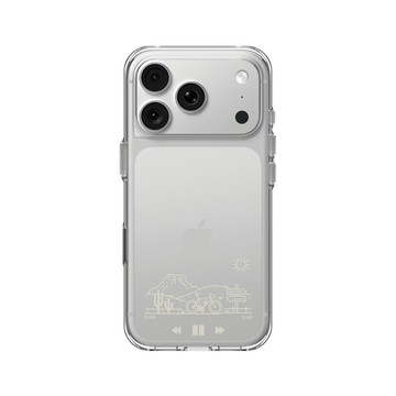 iPhone 18 Pro Clear Case（相機按鈕） 透明 - Nature Explorers 自然探索指南 - 單車獨旅