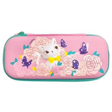 mideer 鉛筆盒 MD6213 小(22.5 x 9.5 x 5cm) 3歲以上適用 125g  遊園的貓 多色  1個