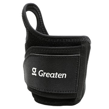 Greaten 極騰 高爾夫防曲腕護腕 手腕支撐 防止變曲 改善揮桿  右手  黑色  1個