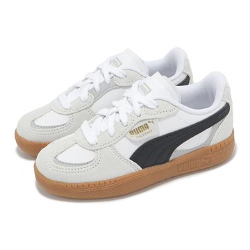 Puma 童鞋 Palermo Moda PS 中童 灰 黑 麂皮 復古 德訓鞋 膠底 休閒鞋 39885601