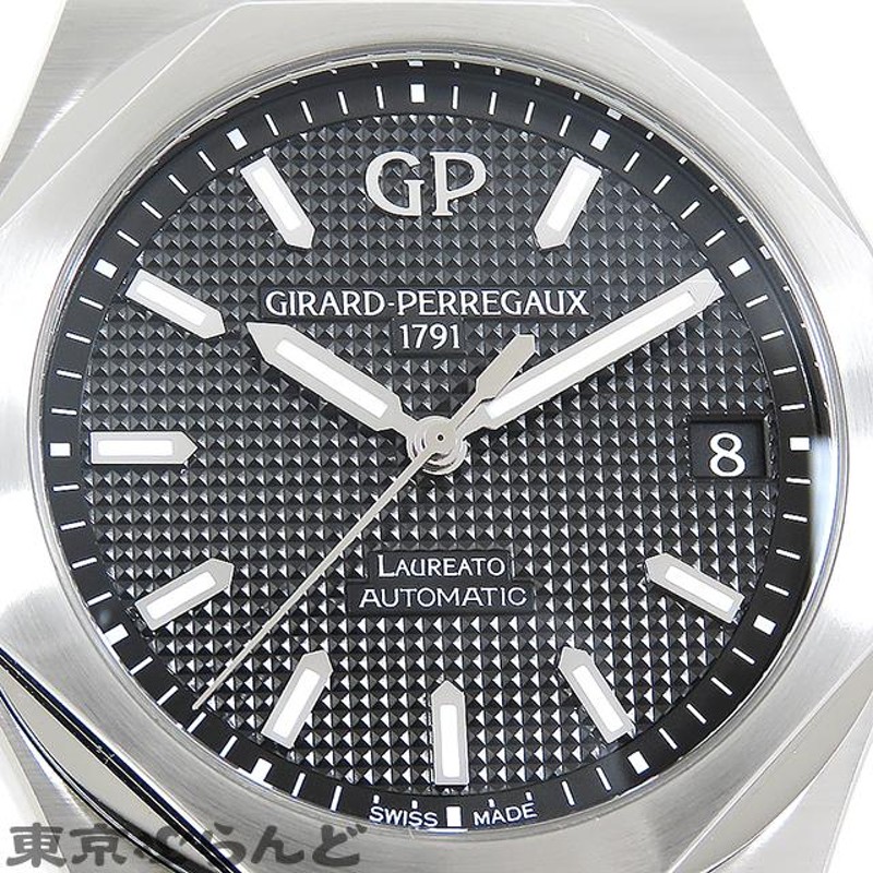 ジラール・ペルゴ GIRARD-PERREGAUX ロレアート 42mm 81010-11-634-11A SS ブラックダイヤル 腕時計 メンズ  自動巻 オートマチック 展示未使用 101677263 | LINEブランドカタログ