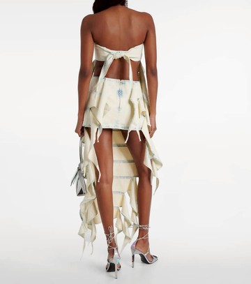 Y/Project Bug off-shoulder denim top